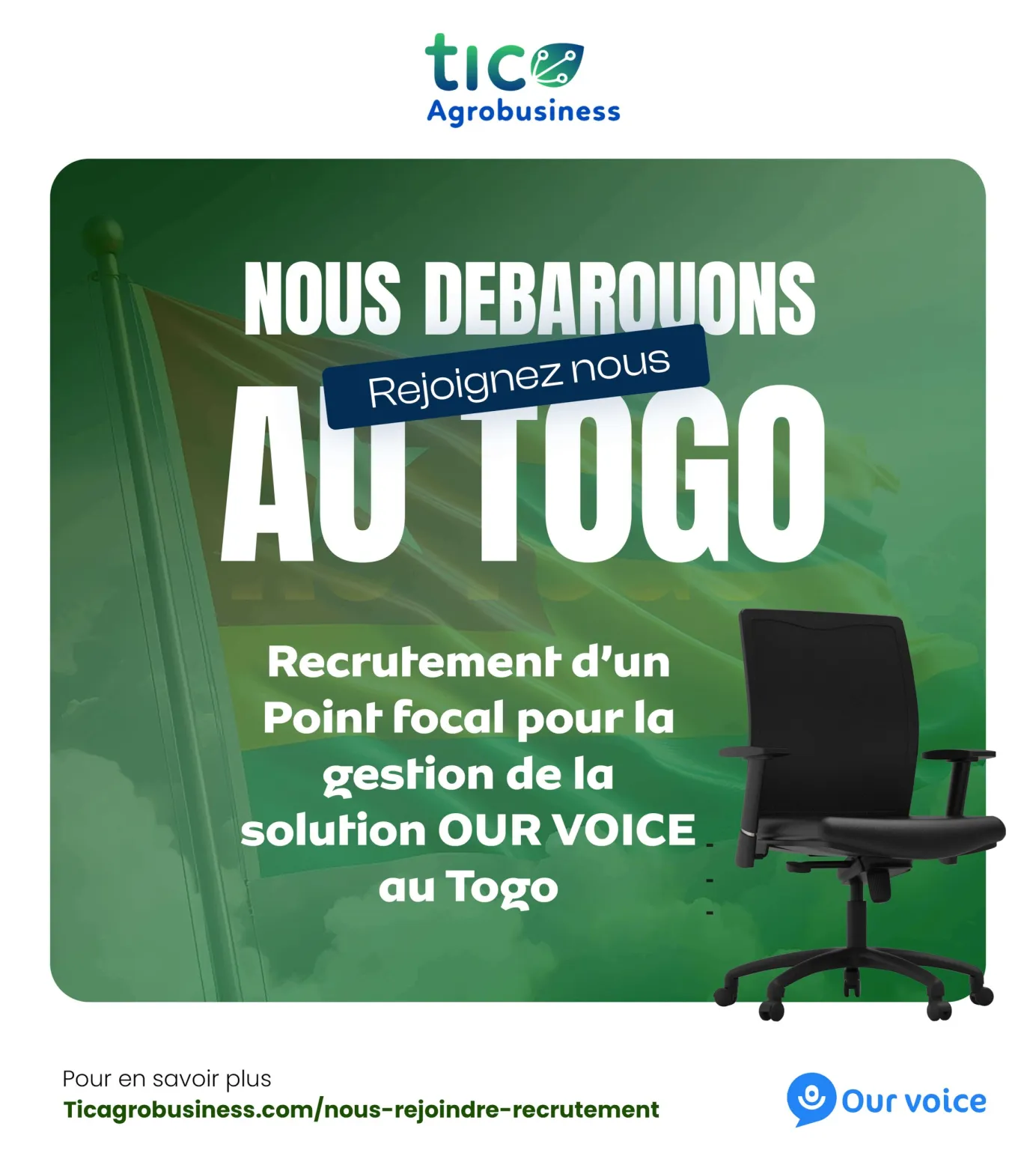 TIC Agrobusiness - Recrutement Togo